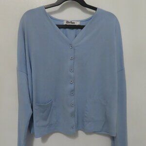 Like New Rhythm Blue Dolman Cardigan